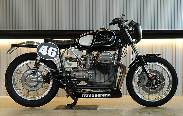 moto guzzi ambassador custom